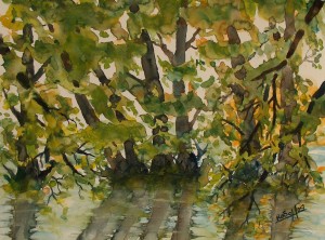 Bäume in der Schwentine, Nr. 2