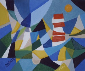 An der Ostsee, Öl auf Leinwand, 50 x 60 cm, 140 Euro
