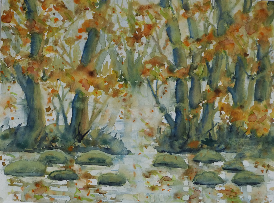 Schwentinebäume im Herbst