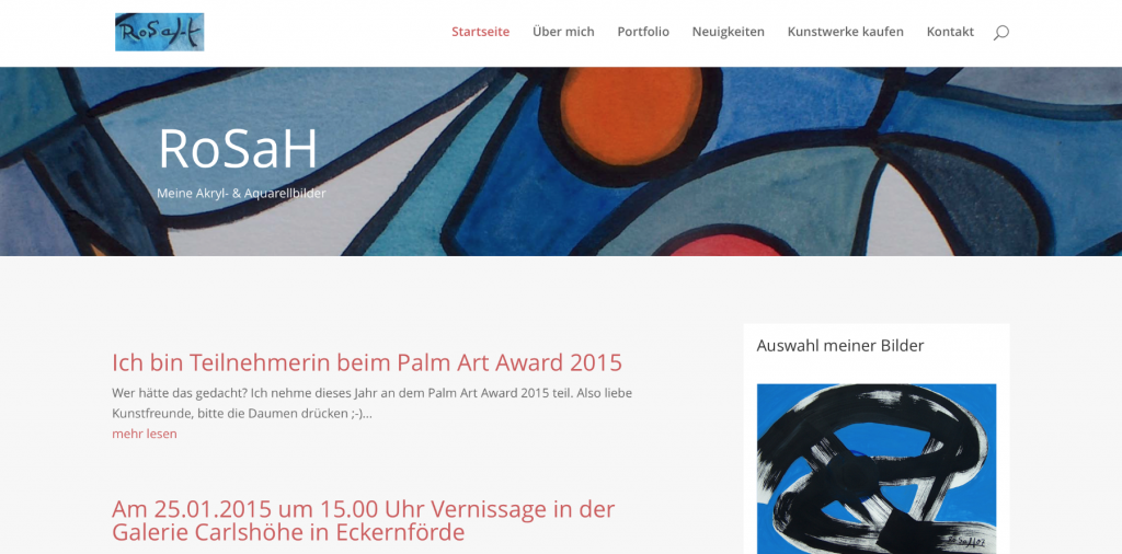 Homepage RoSaH.de 2016